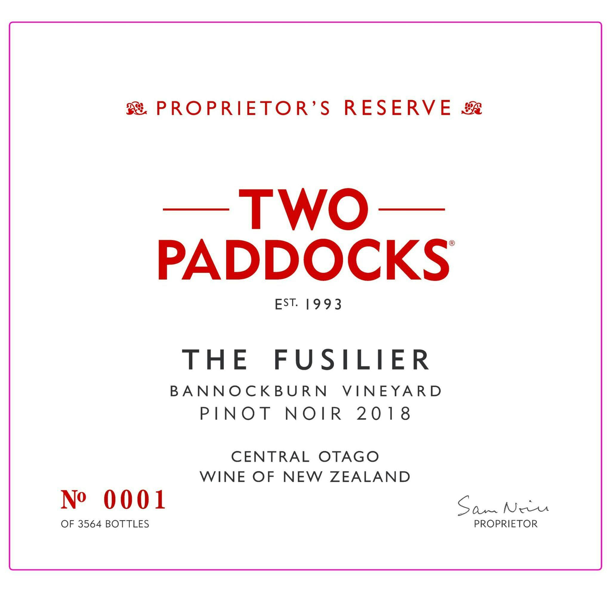 Fusilier Pinot Noir 2018 Ft scaled