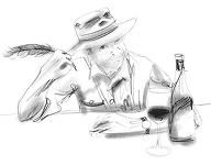 Sam With Hat and Quill 640x501 png