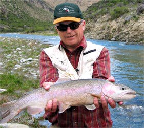 Sam fishing